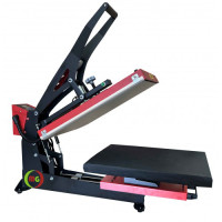 16 X 20" Heat Press (Flat) w/ "Auto-open", "Pull-out" & Full Threadability Base Portrait Model