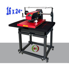 16 X 24" Pneumatic Shuttle Heat Press (Flat ) Dual Station w/ Laser markers 220V