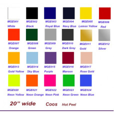 HTV PU Easyweed Elastic Stretch Heat Transfer Vinyl w/ sticky backing For T-shirt etc.-- 20"x1yd or Bulk Sale      Product Code: HTV00