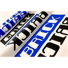 HTV 3D Brick PU--Black / White 20"x1yd