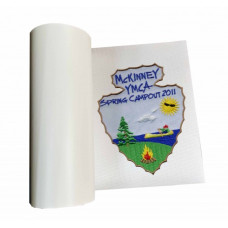 Emblems & Patches Textured Sublimation Twill Silver HTV 18"x1yd