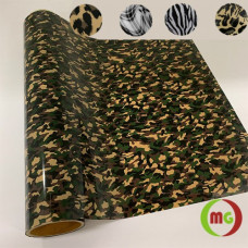 HTV  Stretch Pattern Foil-ish vinyl 20"x1yd
