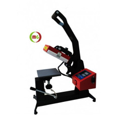 6x6" Label Logo Heat Press w/ Flat Platen ClamShell Multi-function X-in-1