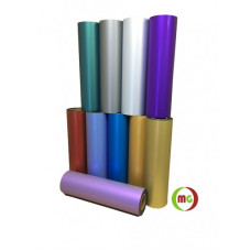 HTV Satin Metallic PU Teat transfer Vinyl w/ Sticky Backing For T-shirt, Garment etc.----20"x1yd or Bulk Sale