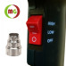 Heat Gun Shrink Hot Air Temperature Gun with 1 Nozzles Power Tool 650° 1800W 110V