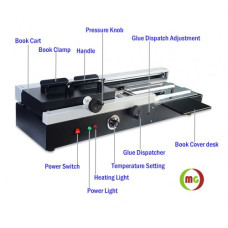 Hot Melt Glue Perfect Binding Machine Flat Bed Hot Melt Glue Perfect Binding Machine Flat Bed