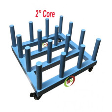 Vinyl Rack / Vinyl Cart Stoage of 16 Rolls with 2" Core Vinyl Rack / Vinyl Cart Stoage of 16 Rolls with 2" Core