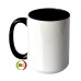 15oz inner / handle Colored Sublimation Mugs 36pcs/case 15oz inner / handle Colored Sublimation Mugs 36pcs/case