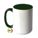 15oz inner / handle Colored Sublimation Mugs 36pcs/case 15oz inner / handle Colored Sublimation Mugs 36pcs/case