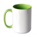15oz inner / handle Colored Sublimation Mugs 36pcs/case 15oz inner / handle Colored Sublimation Mugs 36pcs/case