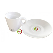 3.5oz Espresso Latte Sublimation Pure White Cup with Saucer 6/pack 3.5oz Espresso Latte Sublimation Pure White Cup with Saucer 6/pack