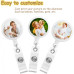 Sublimation Blank Badge Reels 10pcs/pack Sublimation Blank Badge Reels 10pcs/pack