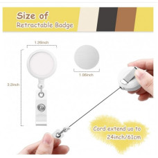 Sublimation Blank Badge Reels 10pcs/pack Sublimation Blank Badge Reels 10pcs/pack