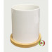 11oz Subli Pencil Holder / Flower Pot (Bamboo Tray)