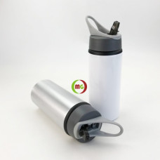 650ml Aluminum Water Bottle with Straw Top 6pcs/Pack 650ml Aluminum Water Bottle with Straw Top 6pcs/Pack