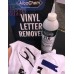 VLR® Vinyl Letter Removing Solvent, Most powerful vinyl & residues remover