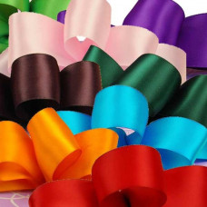 Satin Ribbon Roll w/ Single Face 1/4"x100yds ( Discount on Bulk Sale ) Satin Ribbon Roll w/ Single Face 1/4"x100yds ( Discount on Bulk Sale )